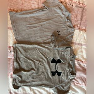 Lot of 2 Boys Under Armour Shirts